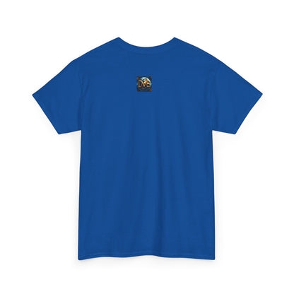 Angel Guardian Unisex Heavy Cotton Tee - Los Angeles Landscape Shirt, Holy Angel Protection, Urban Angel Tee, City Savior