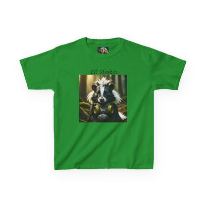 Kids Tee, Little Stinker Skunk Gas Mask Funny T-Shirt for Boys and Girls, Children's Clothing, Animal Lover Gift, Cute Kids