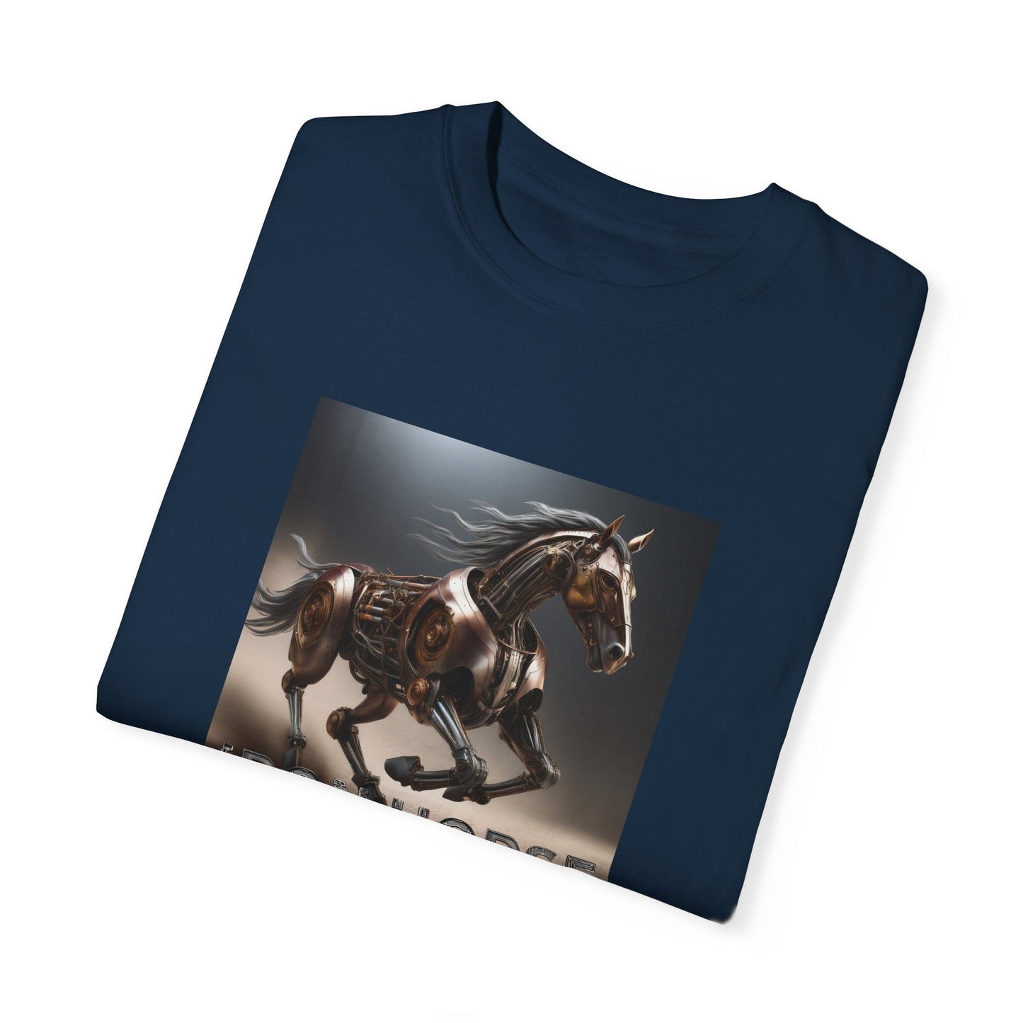 Iron Horse Unisex Garment-Dyed T-Shirt - Equestrian Vintage Style
