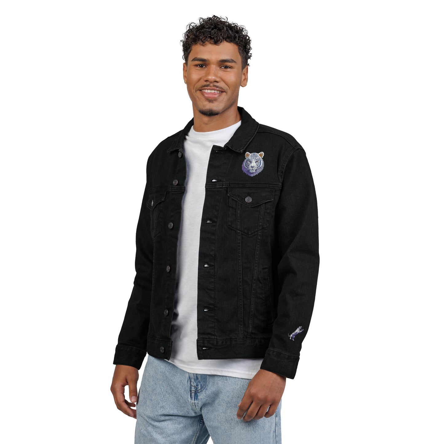 Stylish Unisex Denim Jacket with Embroidered White Tiger Design | Trendy Casual Wear, Unique Gift for Friends, Summer Fashion Essential, [...]