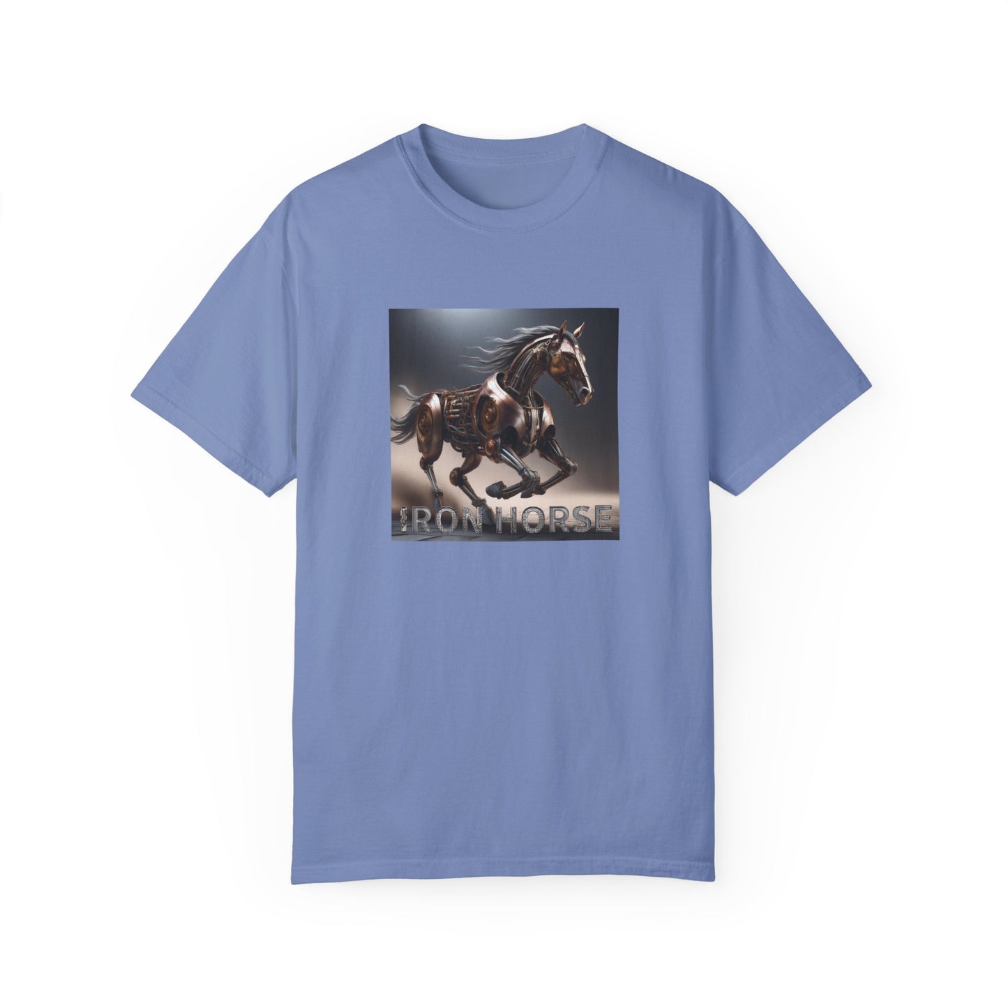 Iron Horse Unisex Garment-Dyed T-Shirt - Equestrian Vintage Style