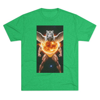 Tigga Sola Mascula Tri-Blend Unisex Crew Shirt | Perfect for Gift Giving, Casual Wear, Pet Lovers, and Wildlife Enthusiasts