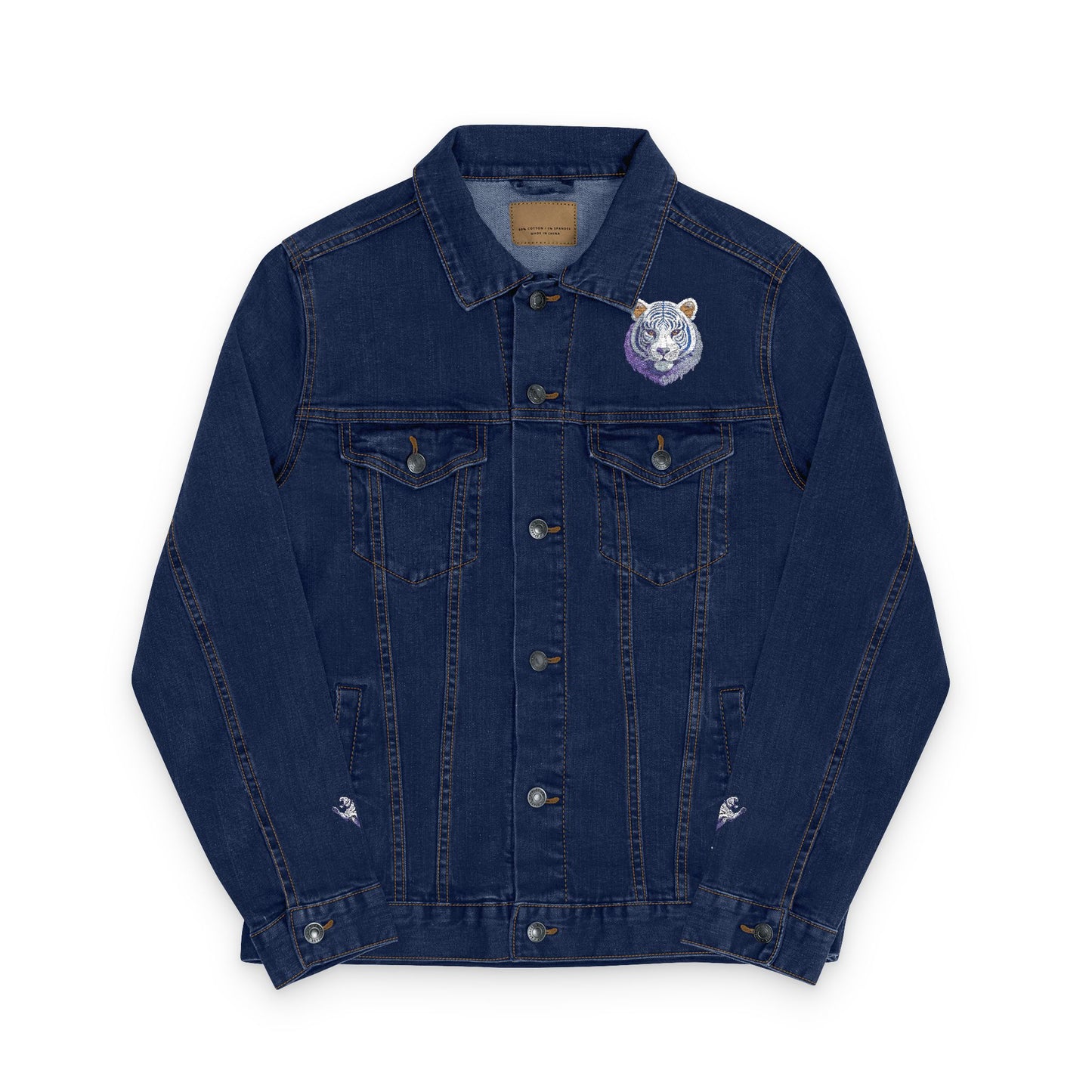 Stylish Unisex Denim Jacket with Embroidered White Tiger Design | Trendy Casual Wear, Unique Gift for Friends, Summer Fashion Essential, [...]