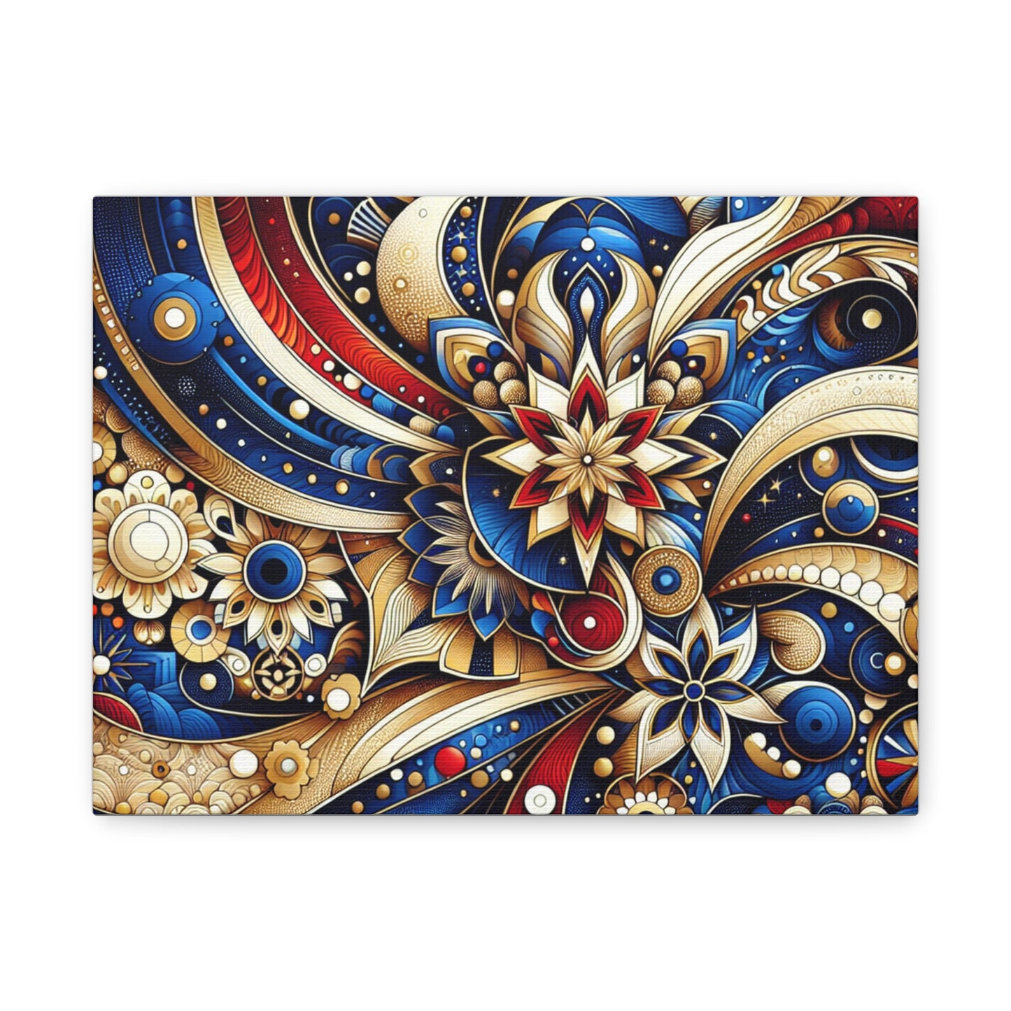 Floral Vibrant Design Canvas Wall Art