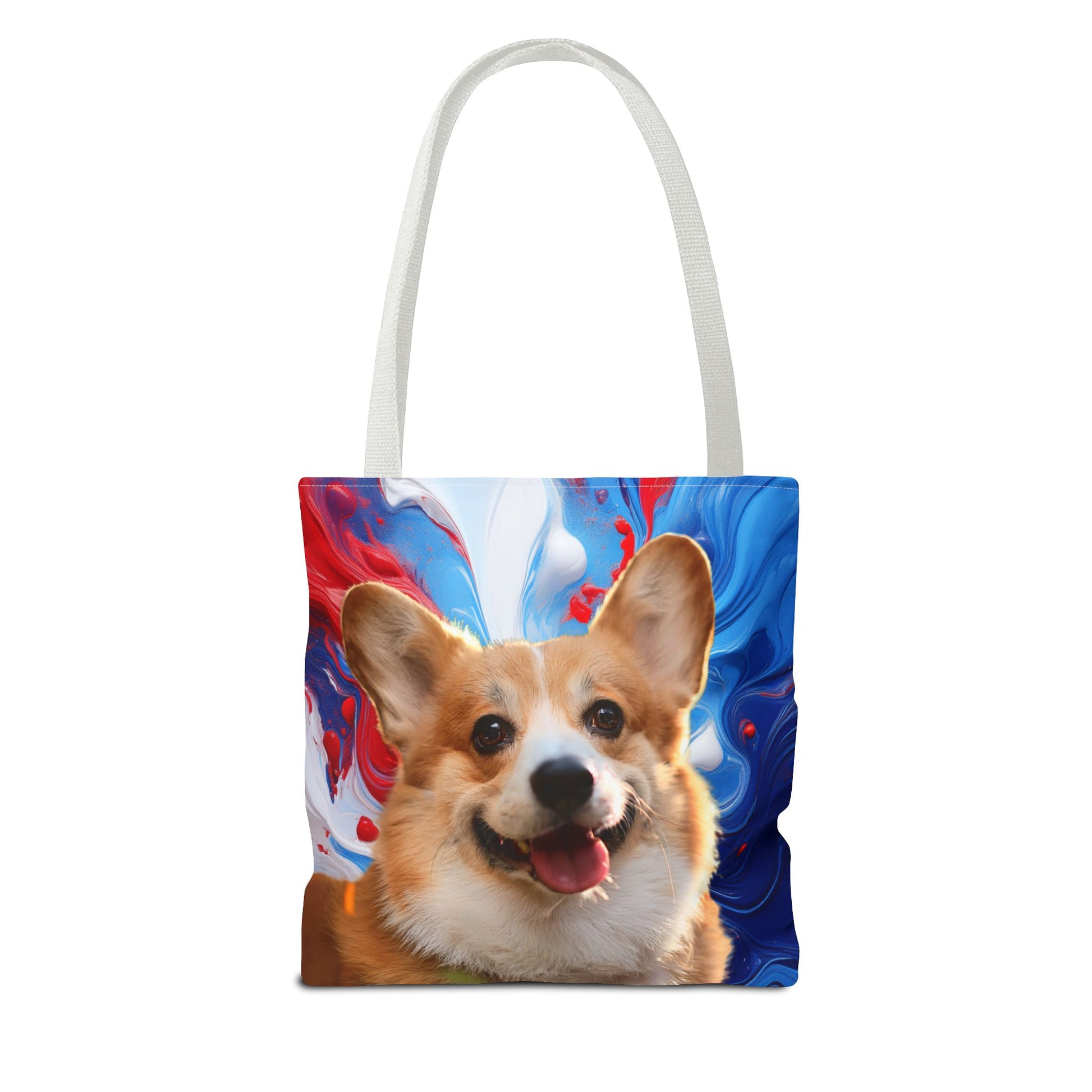 Vibrant Corgi Tote Bag - Perfect for Dog Lovers
