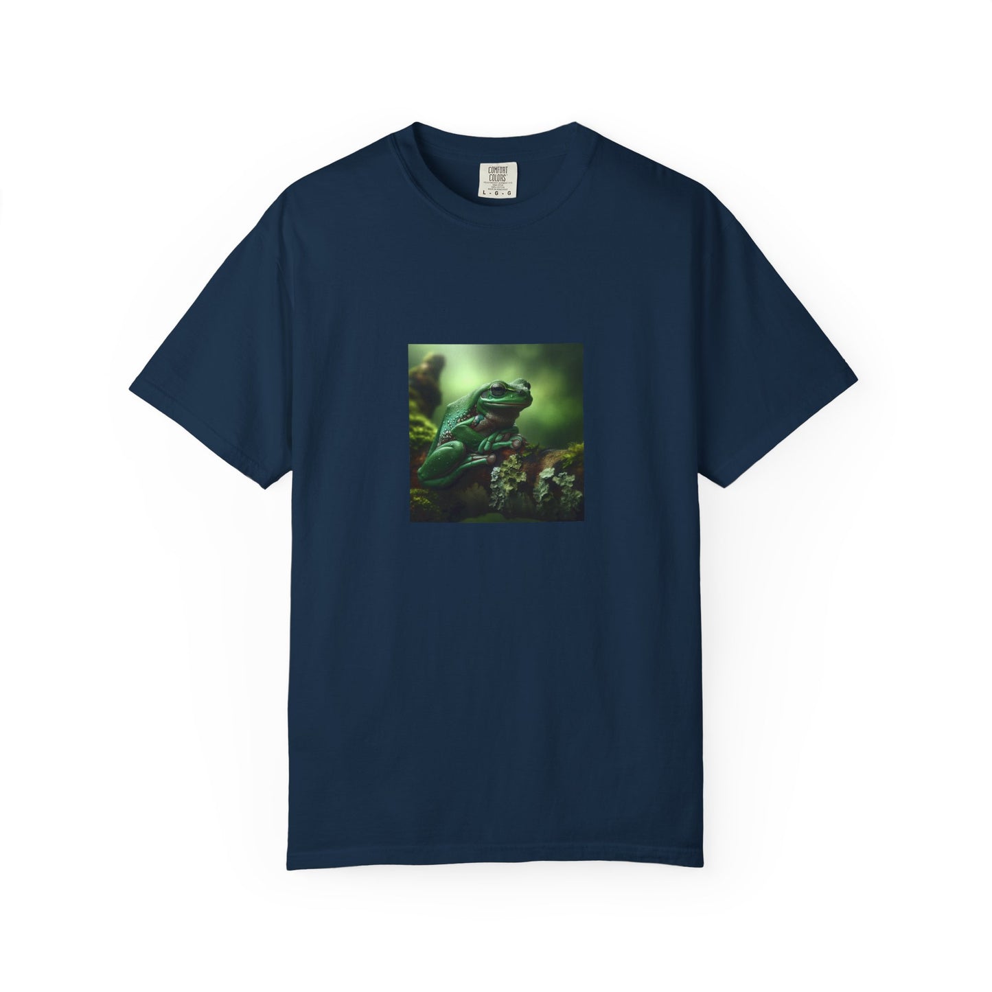 Green Tree Frog Unisex Garment-Dyed T-shirt
