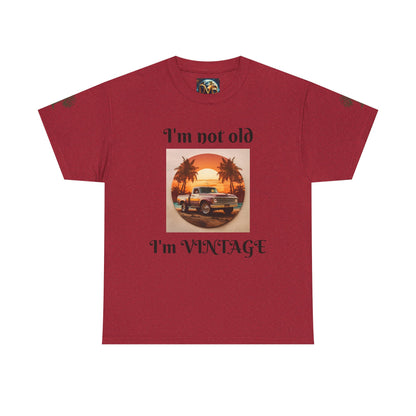 Vintage Vibes Unisex Heavy Cotton Tee - I'm Not Old, I'm VINTAGE