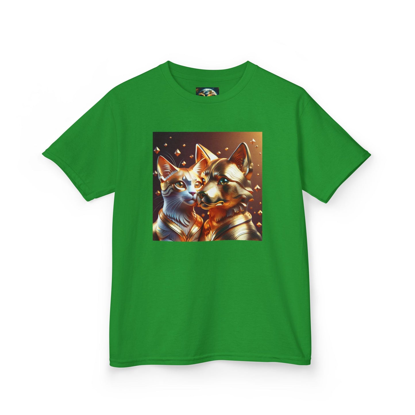 Solid Gold Cat and Dog - Heavy Cotton™ Tee for Children
