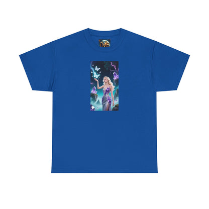 Magical Fairy Graphic Tee, Enchanted Woodland Shirt, Fantasy Apparel, Gift for Nature Lovers, Festival Wear, Unisex Cotton Tee