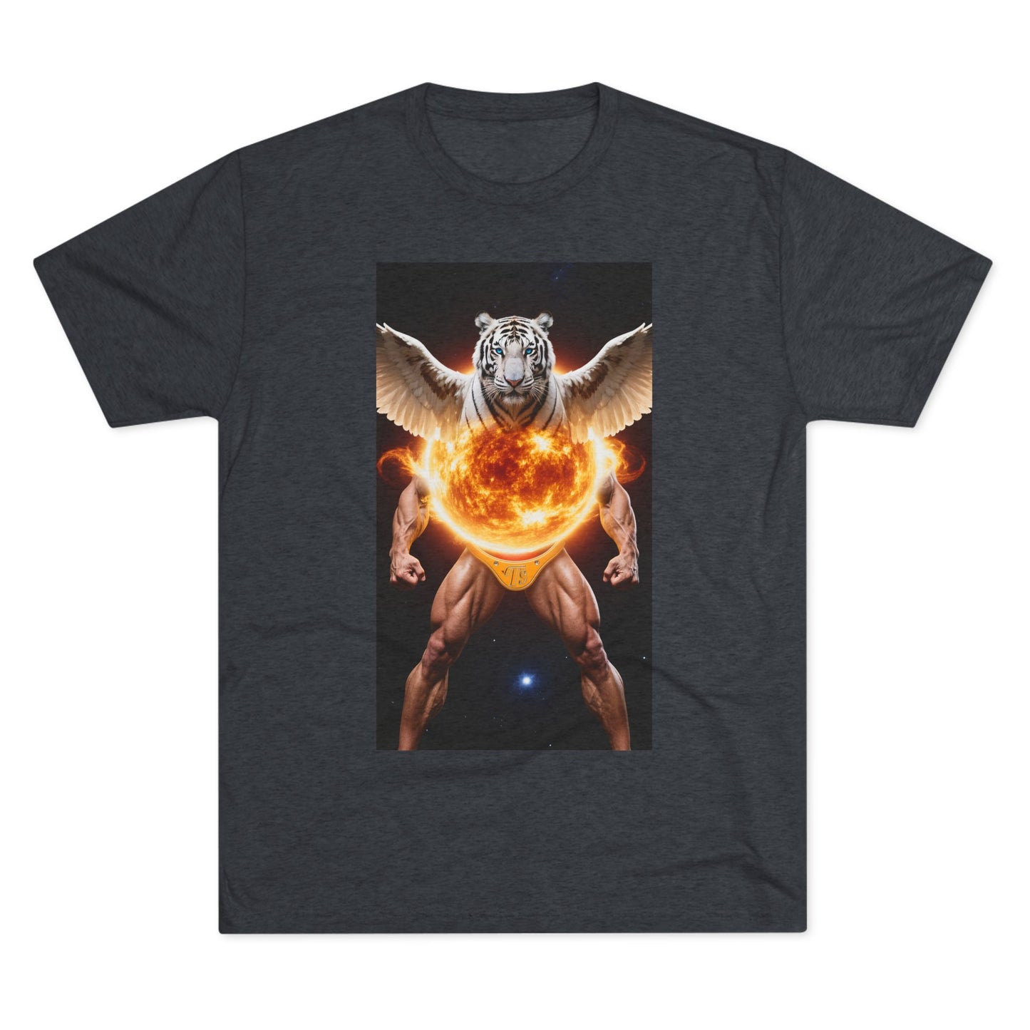 Tigga Sola Mascula Tri-Blend Unisex Crew Shirt | Perfect for Gift Giving, Casual Wear, Pet Lovers, and Wildlife Enthusiasts