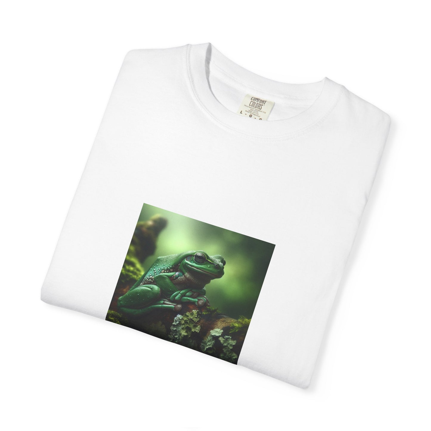 Green Tree Frog Unisex Garment-Dyed T-shirt