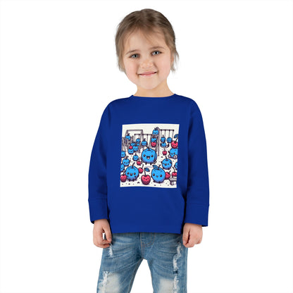 Kids Tee with Blueberries and Cherries Playground Design