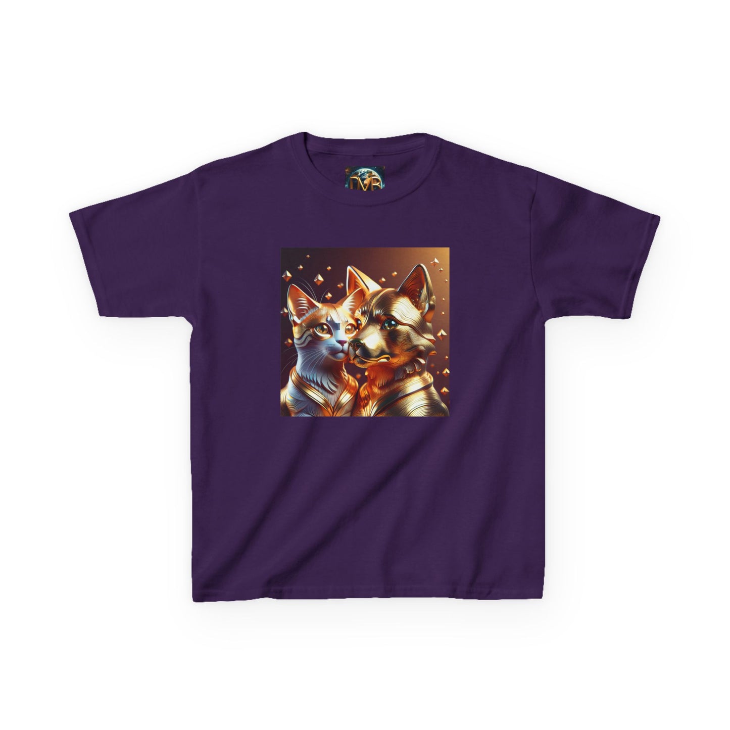 Solid Gold Cat and Dog - Heavy Cotton™ Tee for Children