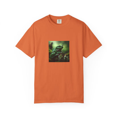 Green Tree Frog Unisex Garment-Dyed T-shirt