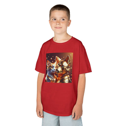 Solid Gold Cat and Dog - Heavy Cotton™ Tee for Children