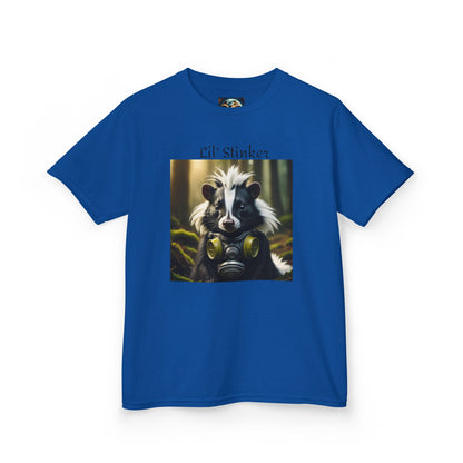 Kids Tee, Little Stinker Skunk Gas Mask Funny T-Shirt for Boys and Girls, Children's Clothing, Animal Lover Gift, Cute Kids