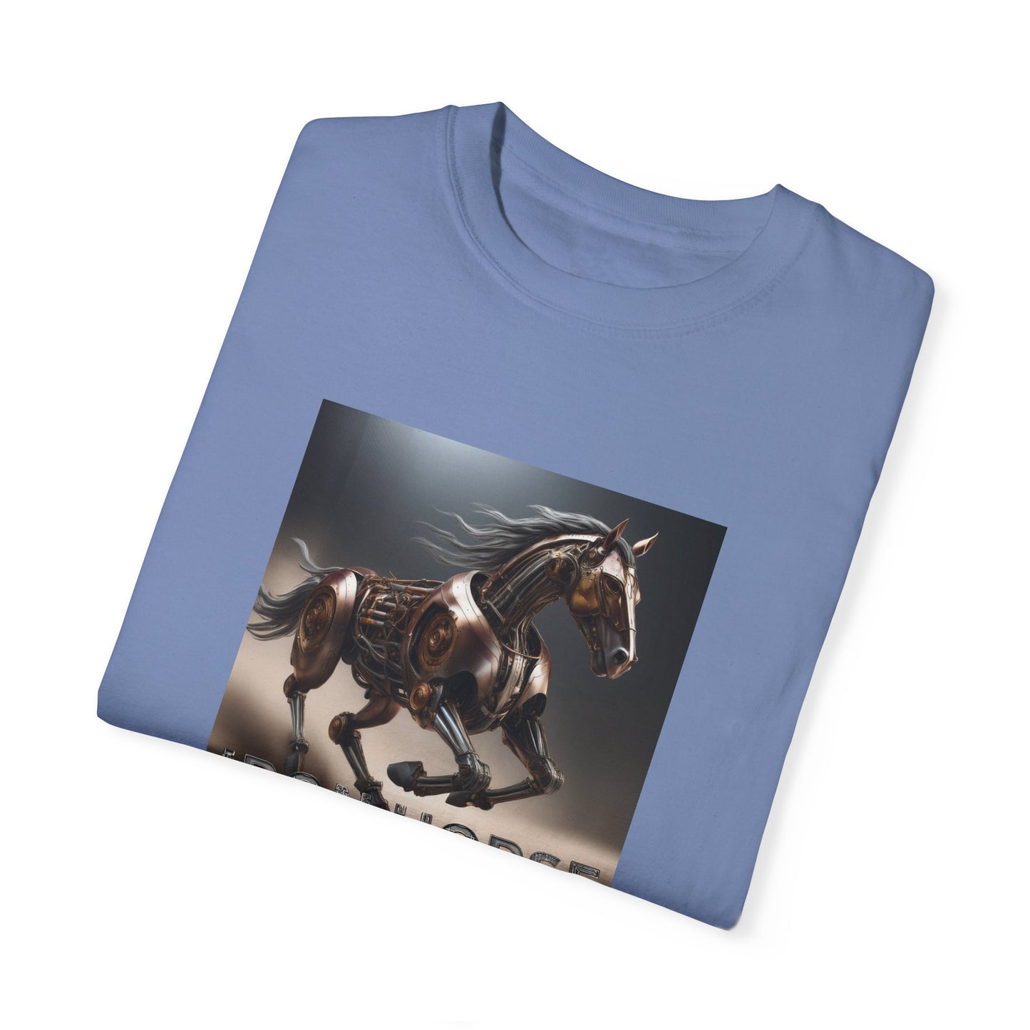 Iron Horse Unisex Garment-Dyed T-Shirt - Equestrian Vintage Style