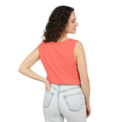 Sun-Inspired Unisex Garment-Dyed Tank Top, Boho Summer Shirt, Festival Wear, Sunscreen Beach Top, Yoga & Meditation Apparel