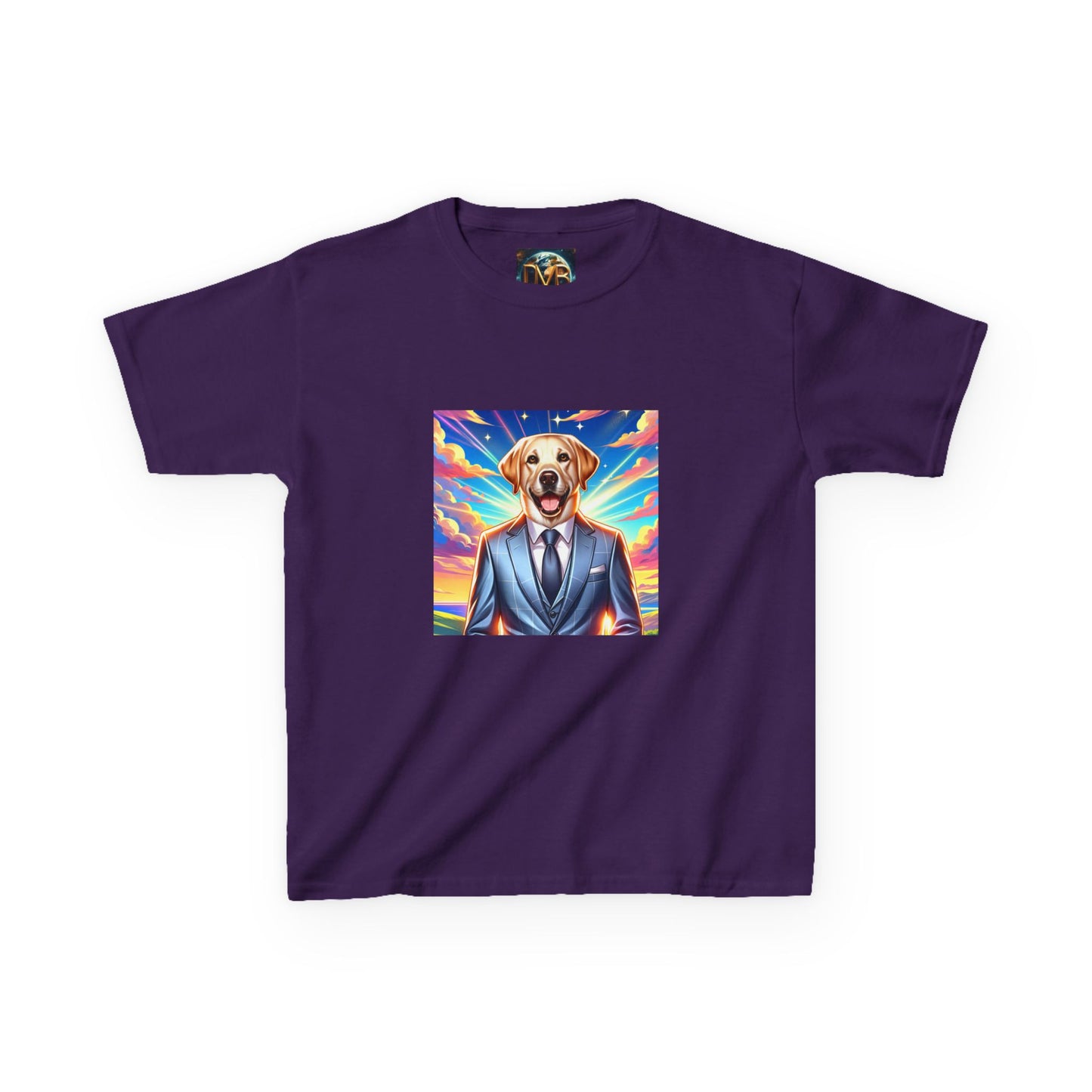 Whimsical Dog Portrait Kids Tee, Fun Youth T-Shirt, Dog Lover Gift, Colorful Kids Shirt, Perfect for Birthdays or Playdates