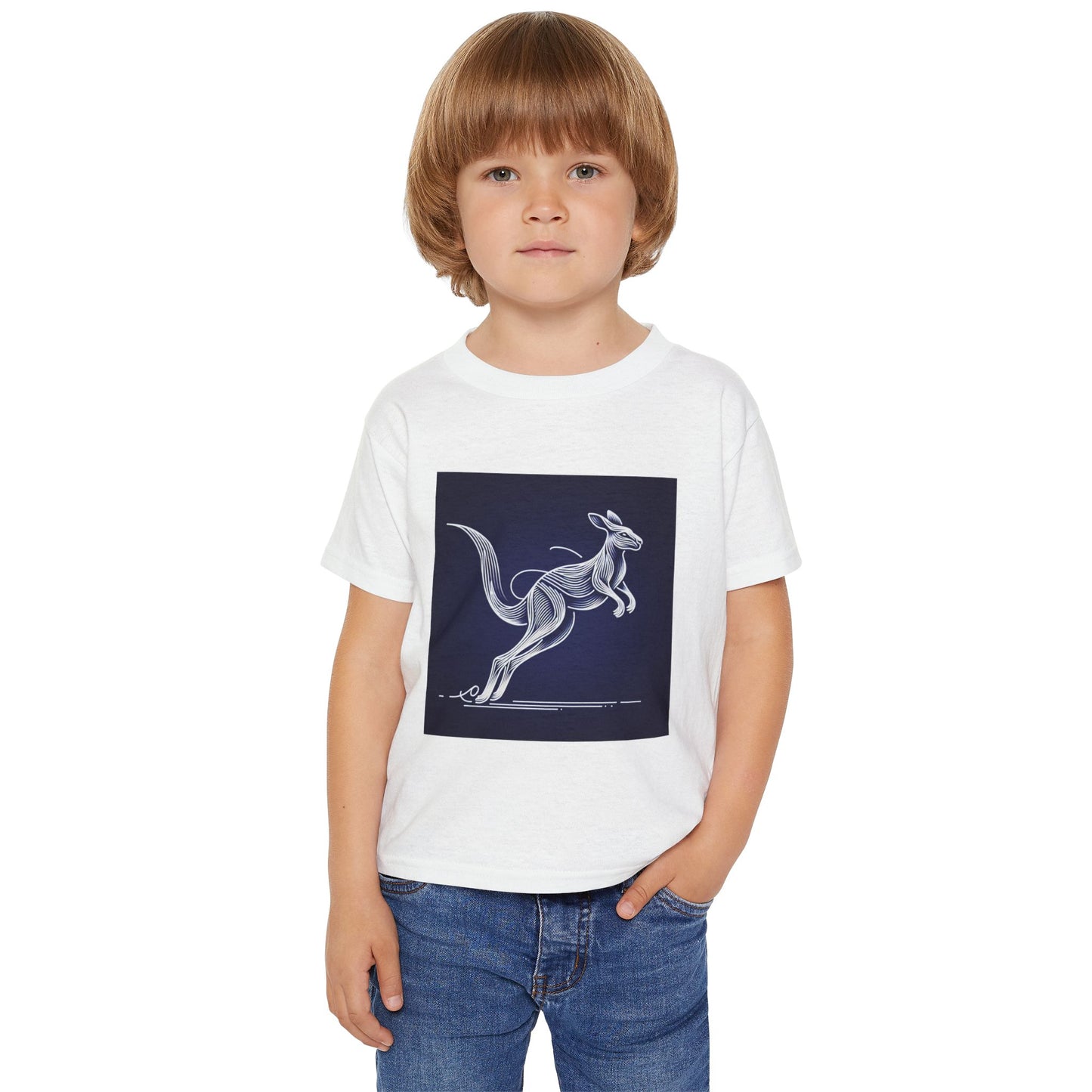 Kangaroo Design Toddler T-Shirt - Fun and Playful Kids Apparel