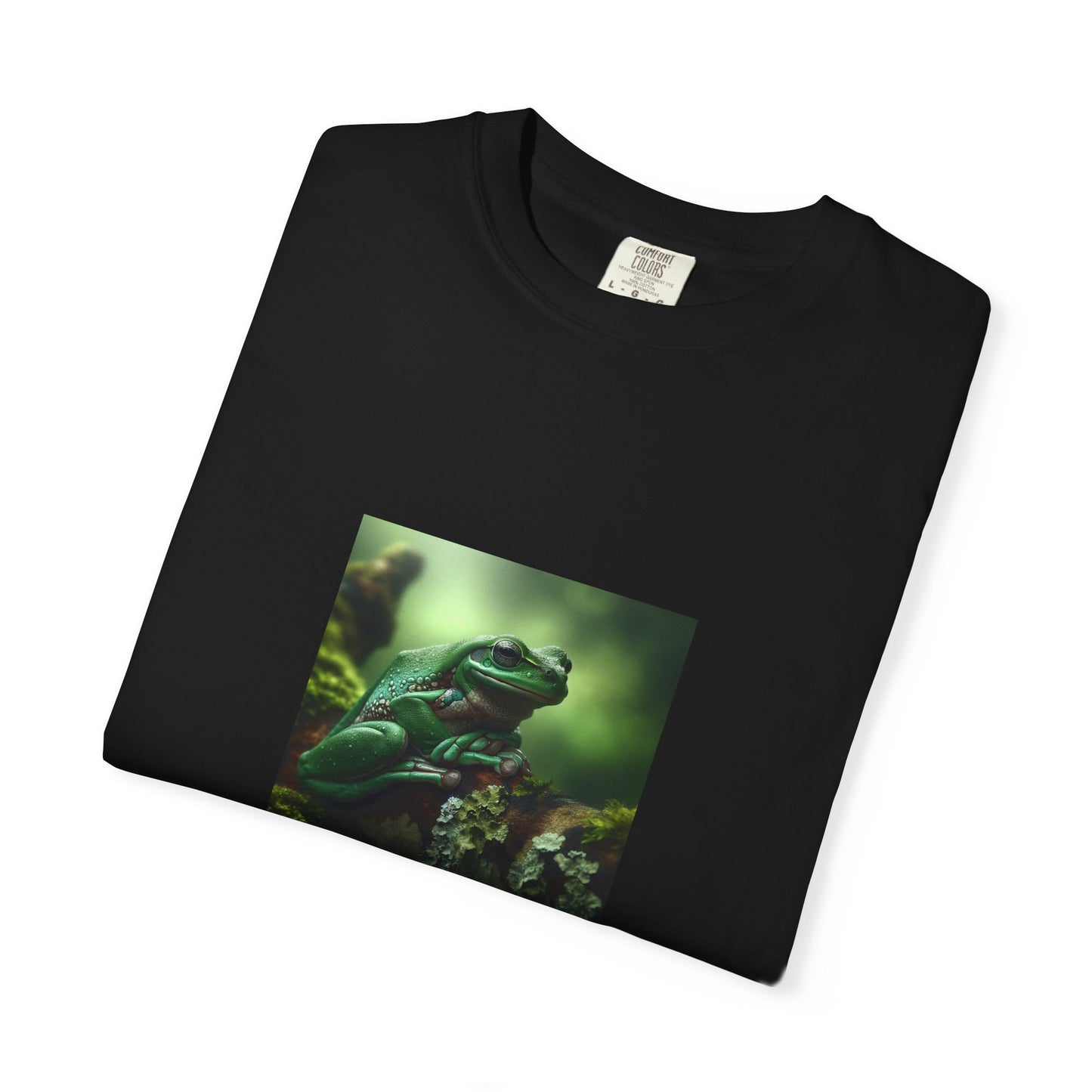 Green Tree Frog Unisex Garment-Dyed T-shirt