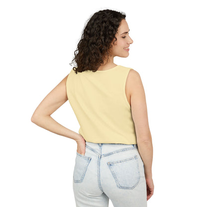 Sun-Inspired Unisex Garment-Dyed Tank Top, Boho Summer Shirt, Festival Wear, Sunscreen Beach Top, Yoga & Meditation Apparel