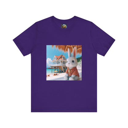 Bunny Tee, Rabbit T-Shirt, Cute Animal Top, Nature Lover Gift, Short Sleeve Shirt