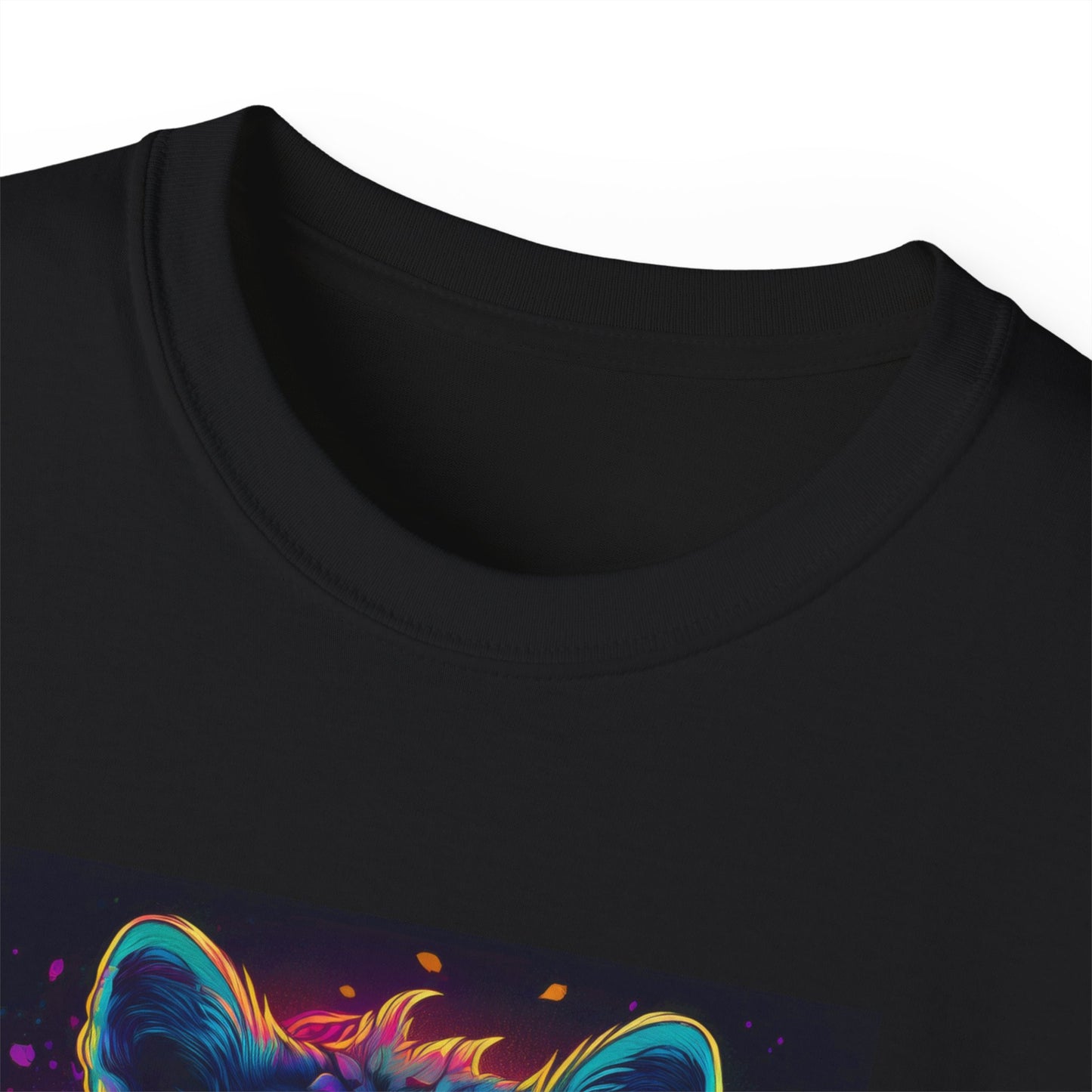90's Style Colorful Lion Graphic Ultra Cotton Tee - Vibrant and Fun Wear