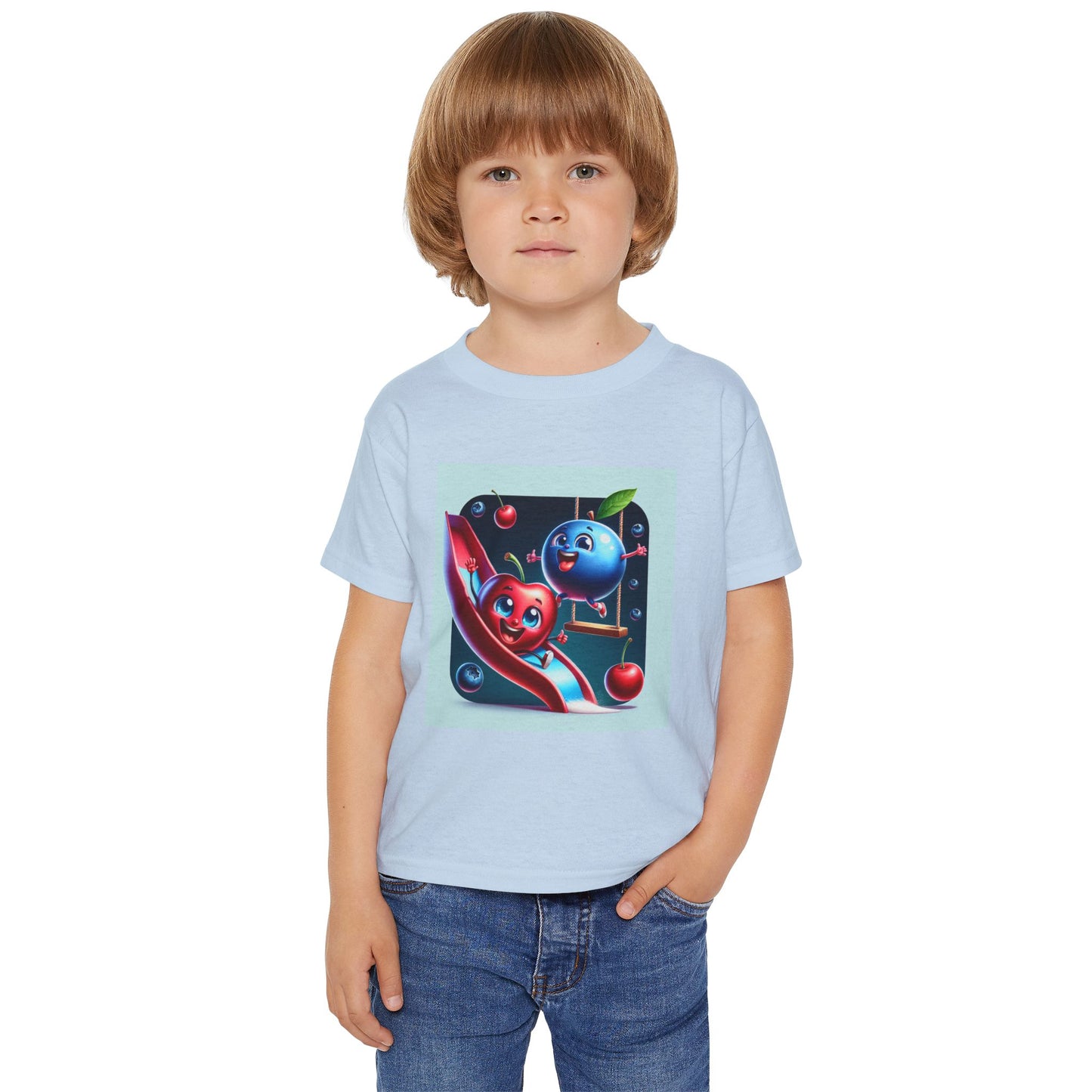 Playful Fruits Toddler T-Shirt - Fun Design for Kids