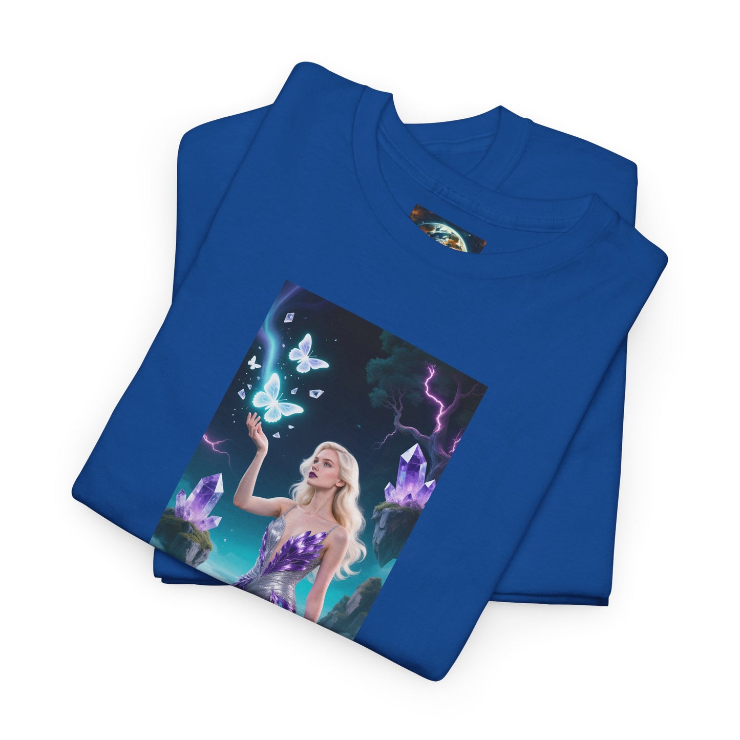 Magical Fairy Graphic Tee, Enchanted Woodland Shirt, Fantasy Apparel, Gift for Nature Lovers, Festival Wear, Unisex Cotton Tee
