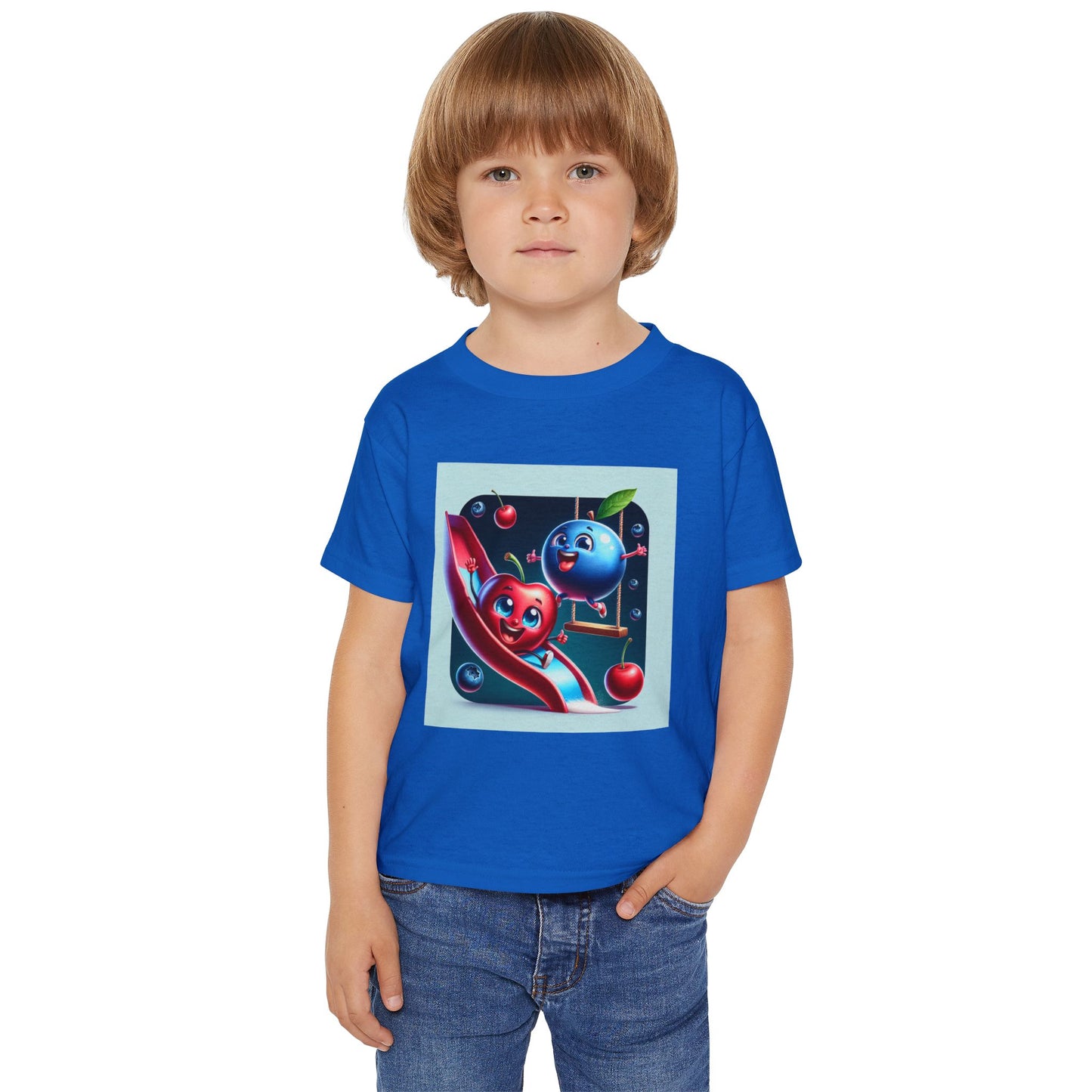 Playful Fruits Toddler T-Shirt - Fun Design for Kids