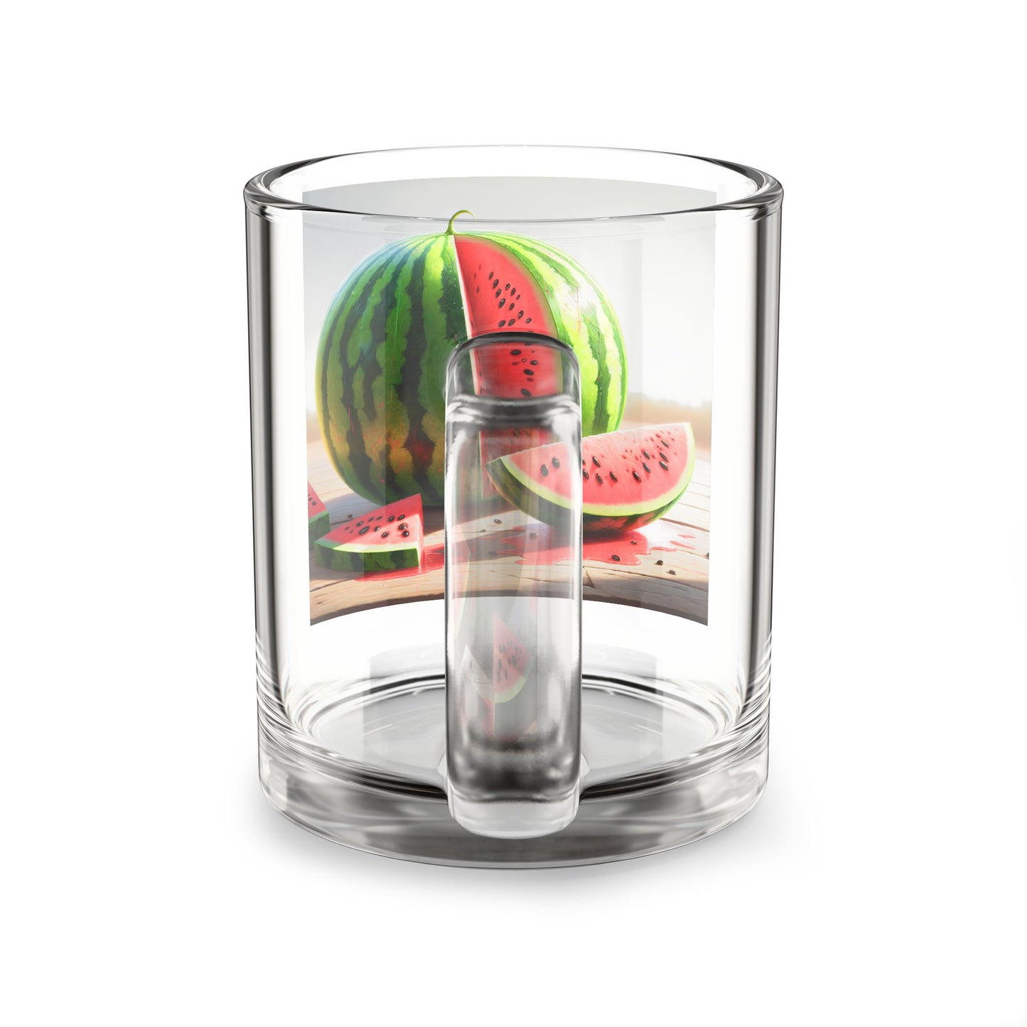 Watermelon Glass Mug - 10oz, Perfect for Summer Drinks & Gatherings