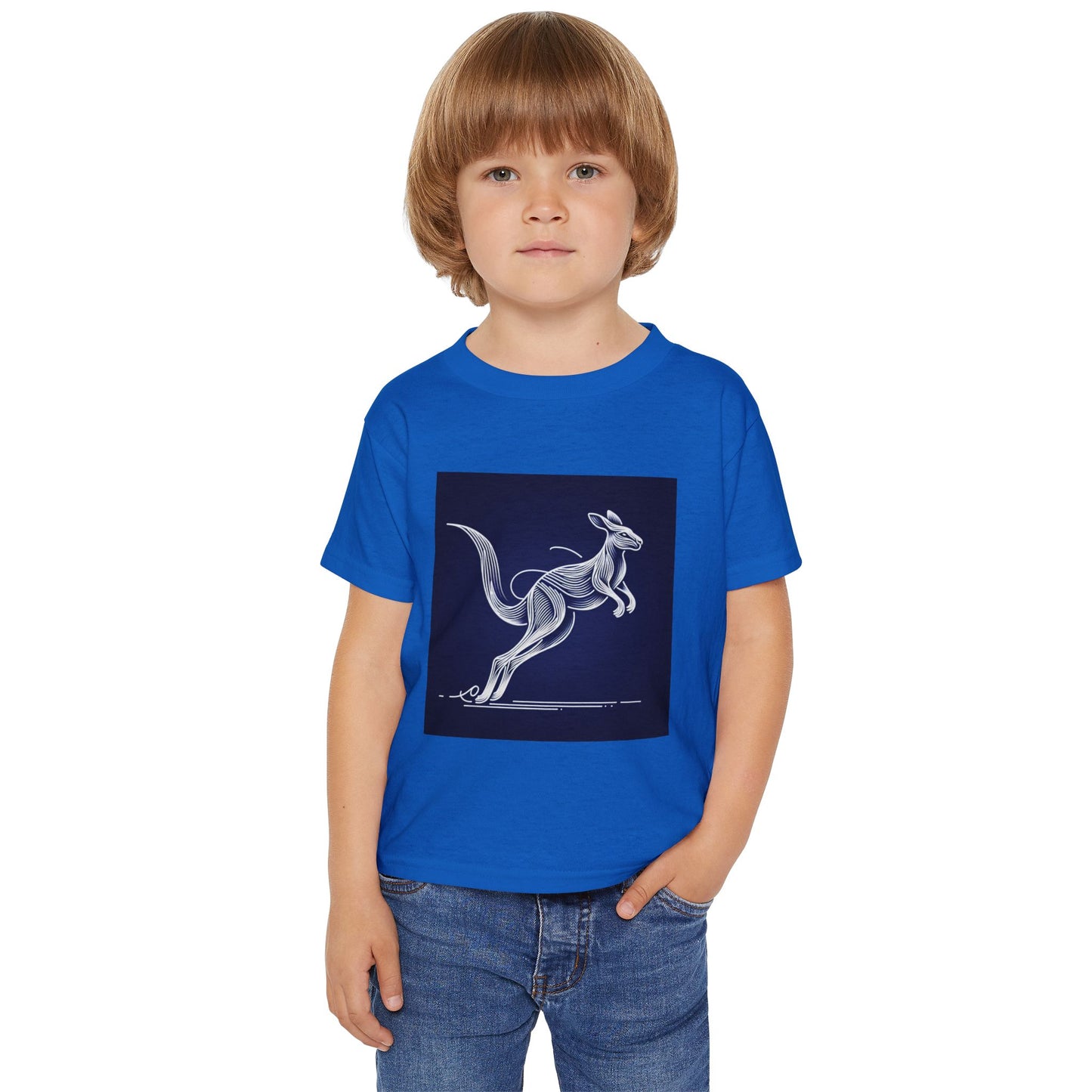 Kangaroo Design Toddler T-Shirt - Fun and Playful Kids Apparel