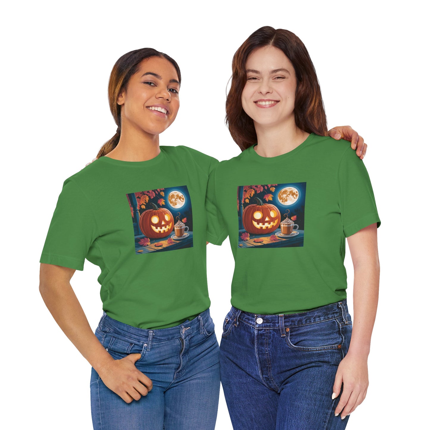 Fall In Love With Fall, Unisex Fall T-Shirt, Halloween Shirt, Cozy Fall Apparel, Seasonal Graphic Tee, Pumpkin Spice Tee