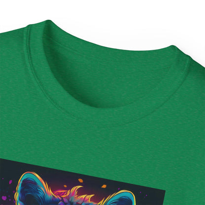 90's Style Colorful Lion Graphic Ultra Cotton Tee - Vibrant and Fun Wear