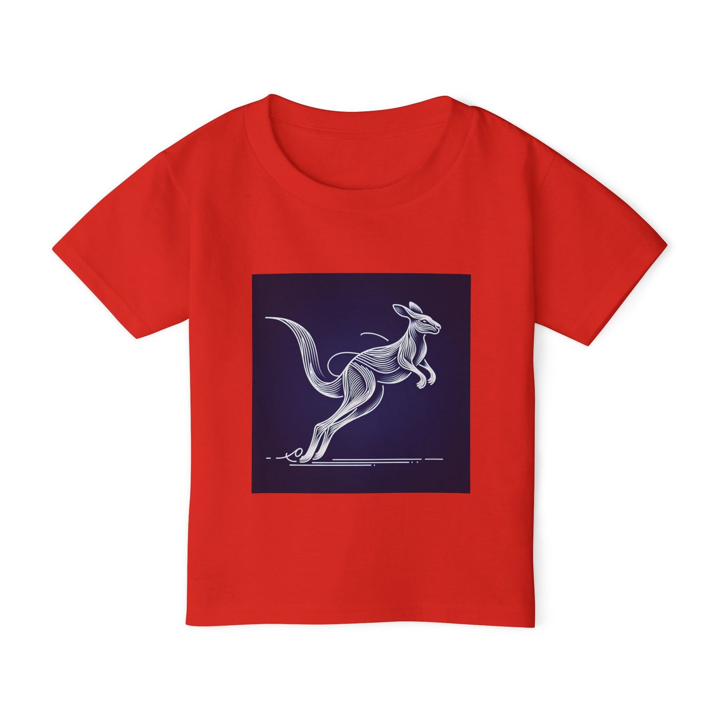 Kangaroo Design Toddler T-Shirt - Fun and Playful Kids Apparel