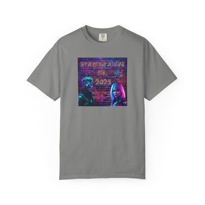 Staying Alive in 2025 Cyperpunk Graffiti