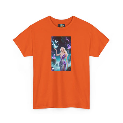 Magical Fairy Graphic Tee, Enchanted Woodland Shirt, Fantasy Apparel, Gift for Nature Lovers, Festival Wear, Unisex Cotton Tee