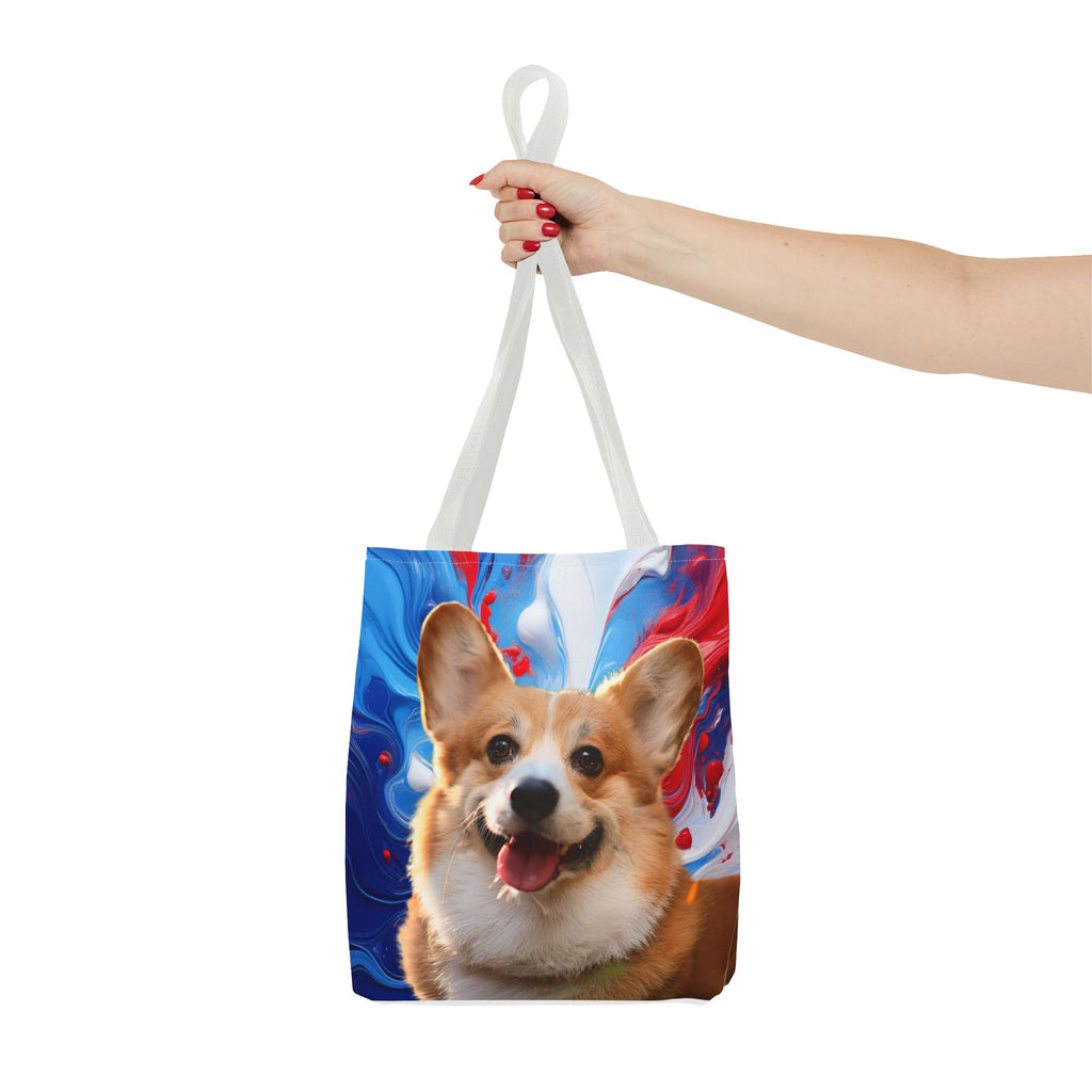 Vibrant Corgi Tote Bag - Perfect for Dog Lovers