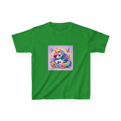 Colorful Unicorn Kids Tee Shirt, Girl's Rainbow T-Shirt, Cute Toddler Clothing, Magical Fantasy Top, Children's Graphic Tee