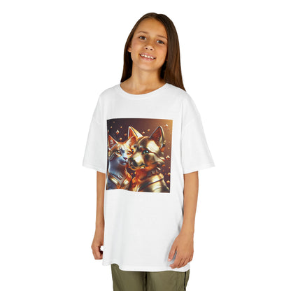 Solid Gold Cat and Dog - Heavy Cotton™ Tee for Children