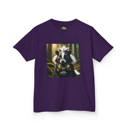 Kids Tee, Little Stinker Skunk Gas Mask Funny T-Shirt for Boys and Girls, Children's Clothing, Animal Lover Gift, Cute Kids