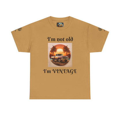 Vintage Vibes Unisex Heavy Cotton Tee - I'm Not Old, I'm VINTAGE