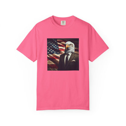 USA Means Business! Unisex Garment-Dyed Tee for Independence Day