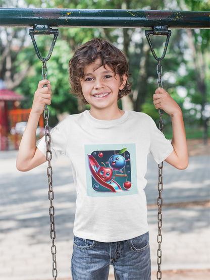Playful Fruits Toddler T-Shirt - Fun Design for Kids