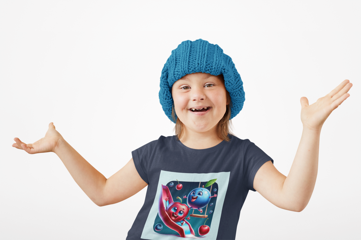 Playful Fruits Toddler T-Shirt - Fun Design for Kids