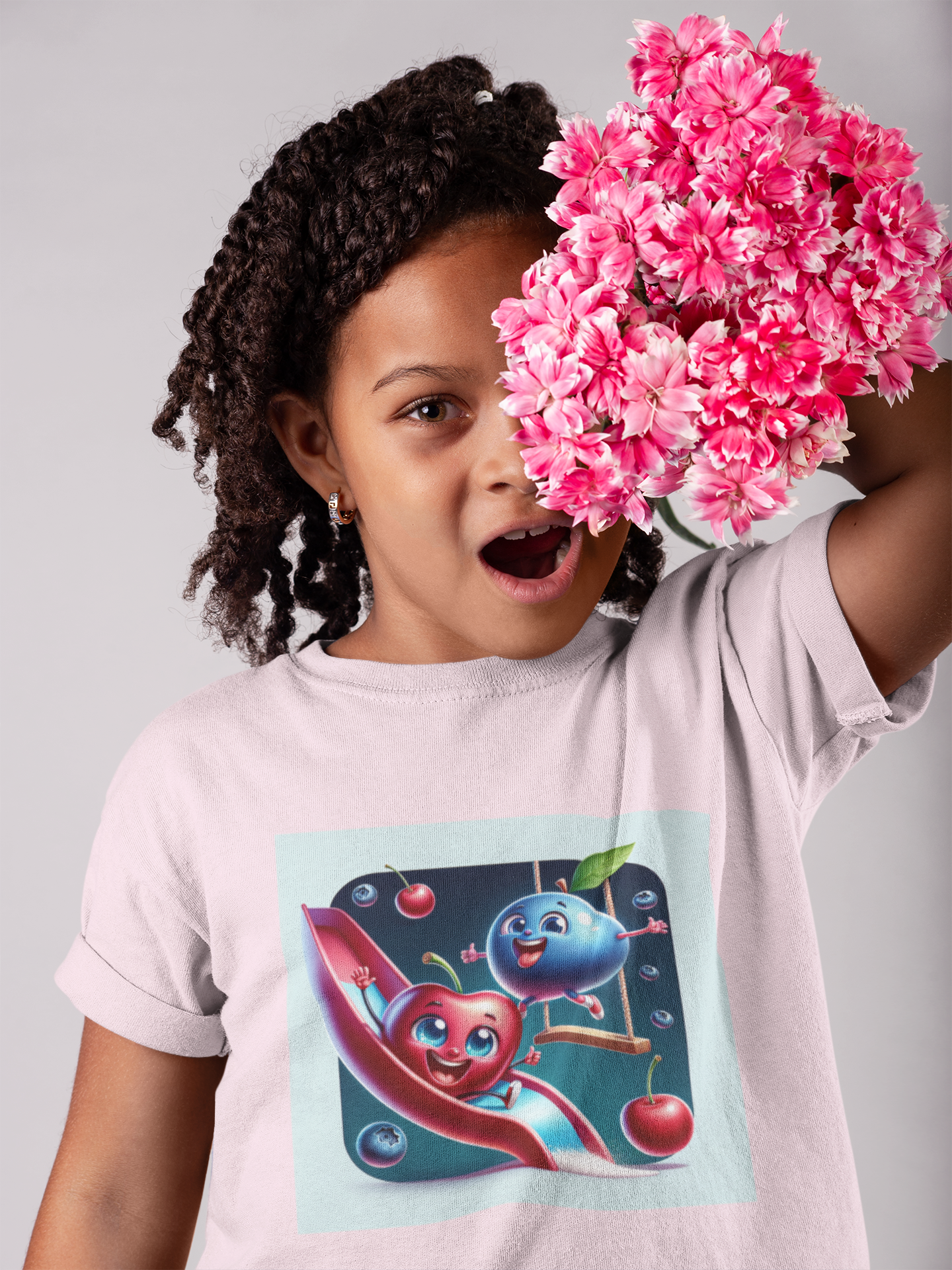 Playful Fruits Toddler T-Shirt - Fun Design for Kids