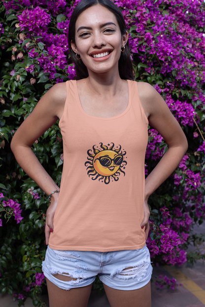 Sunny Vibes Women's Racerback Tank