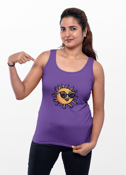 Sunny Vibes Women's Racerback Tank