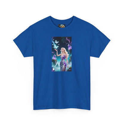 Magical Fairy Graphic Tee, Enchanted Woodland Shirt, Fantasy Apparel, Gift for Nature Lovers, Festival Wear, Unisex Cotton Tee